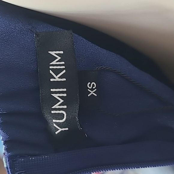 New Yumi Kim Celine Dress In Luxembourg Navy Size  XS - Picture 5 of 16